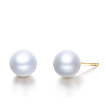 Popular 14K 18K Fresh Water Pearl Stud Earrings